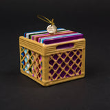 Record Crate Holiday Ornament Christmas Decor