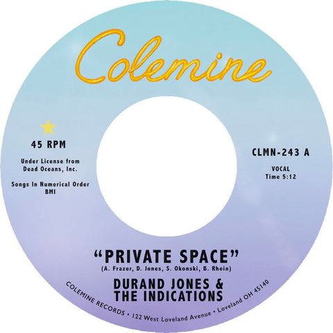 Durand Jones & The Indications "Private Space b/w Sea Of Love"