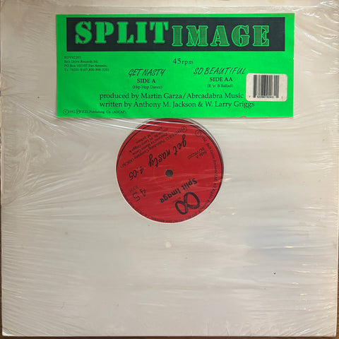 Split Image "Get Nasty b/w So Beautiful"