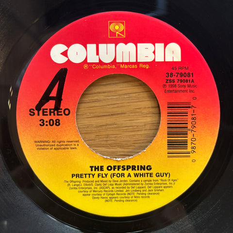 Offspring "Pretty Fly (For A White Guy)"