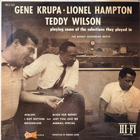Krupa, Gene, Lionel Hampton & Teddy Wilson "The Benny Goodman Movie"