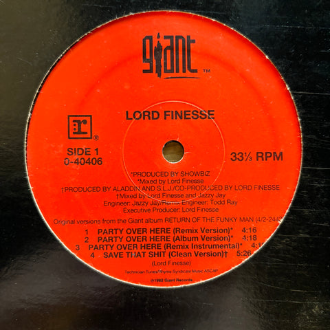 Lord Finesse "Party Over Here"