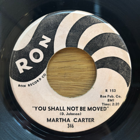 Carter, Martha "You Shall Not Be Moved"