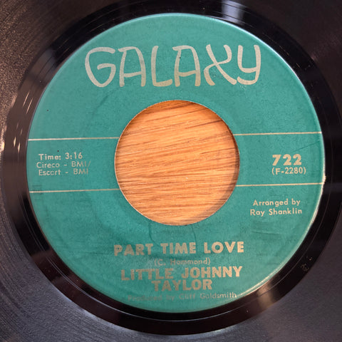 Little Johnny Taylor "Part Time Love"