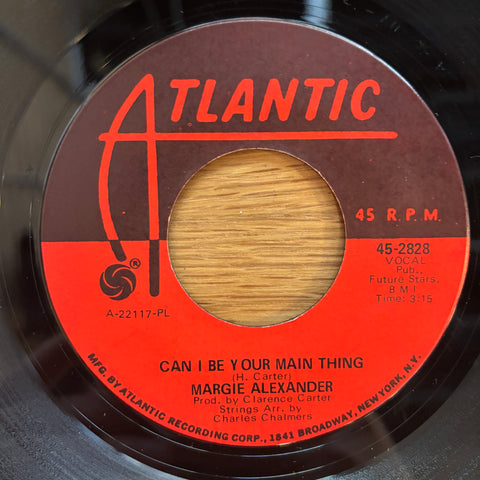 Alexander, Margie "Can I Be Your Main Thing"