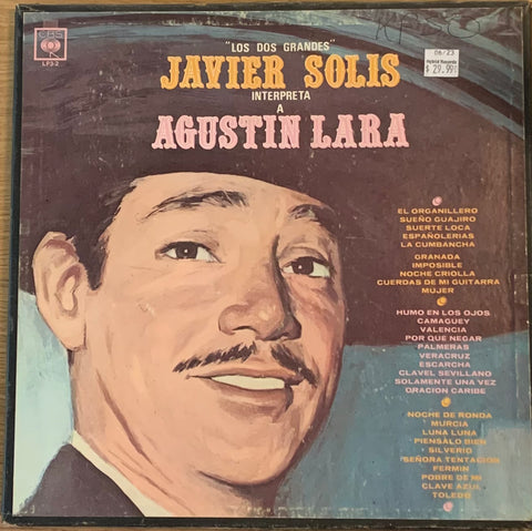 Solis, Javier "Los Dos Grandes-Javier Solis Interpreta a Augistin Lara"