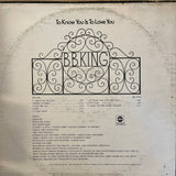 King, B.B. "To Know You Is To Love You"
