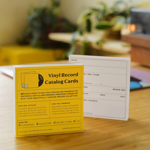 Catalog Cards for Vinyl Record Collections