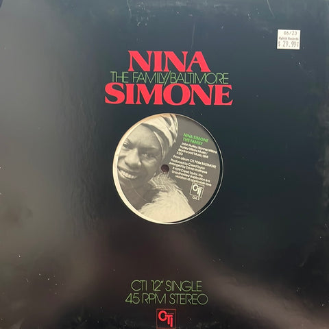 Simone, Nina "The Family / Baltimore"