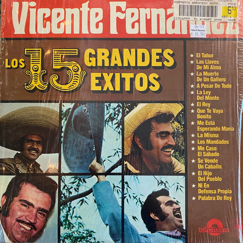 Fernandez, Vicente "Los 15 Grandes Exitos"